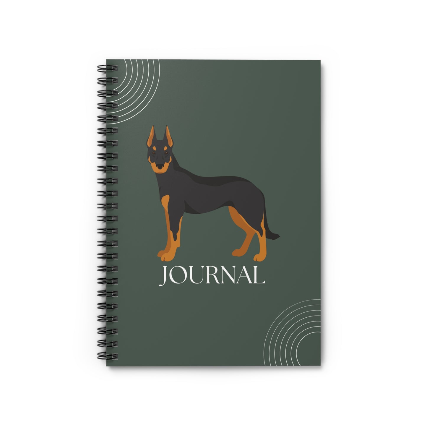 Beauceron College Ruled Spiral Notebook