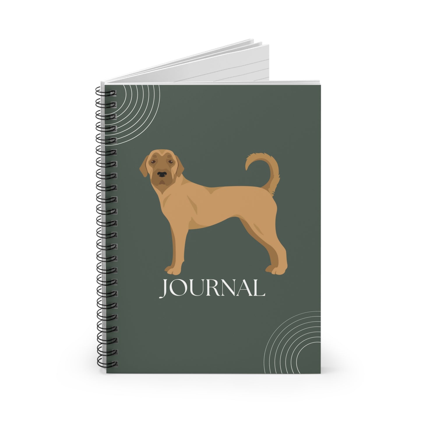Anatolian Shepherd Dog College Ruled Spiral Notebook
