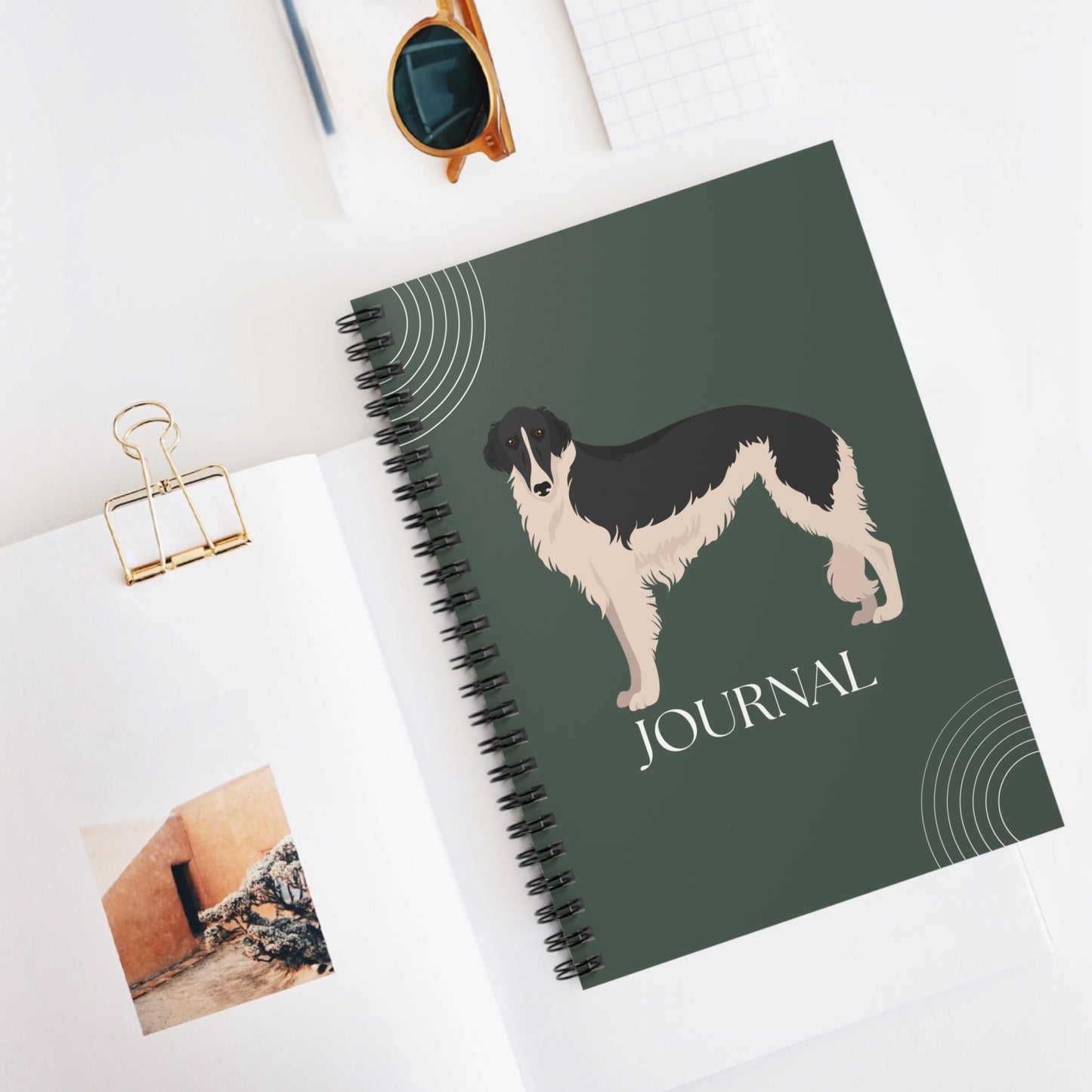 Borzoi College Ruled Spiral Notebook