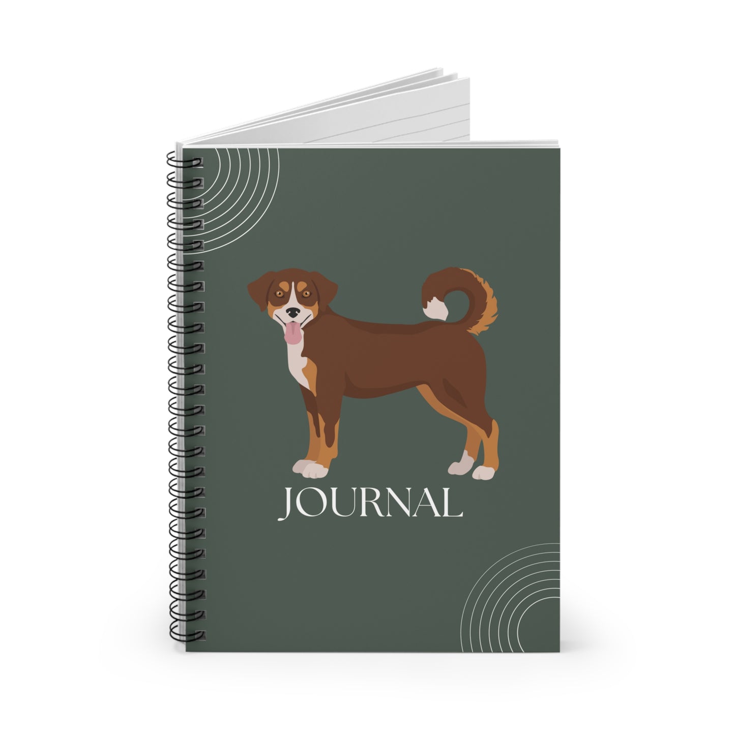 Appenzeller Sennenhund College Ruled Spiral Notebook