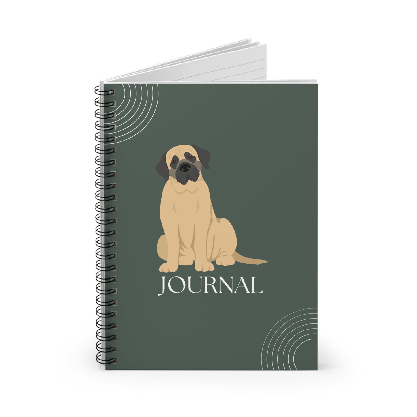 Mastiff College Ruled Spiral Notebook