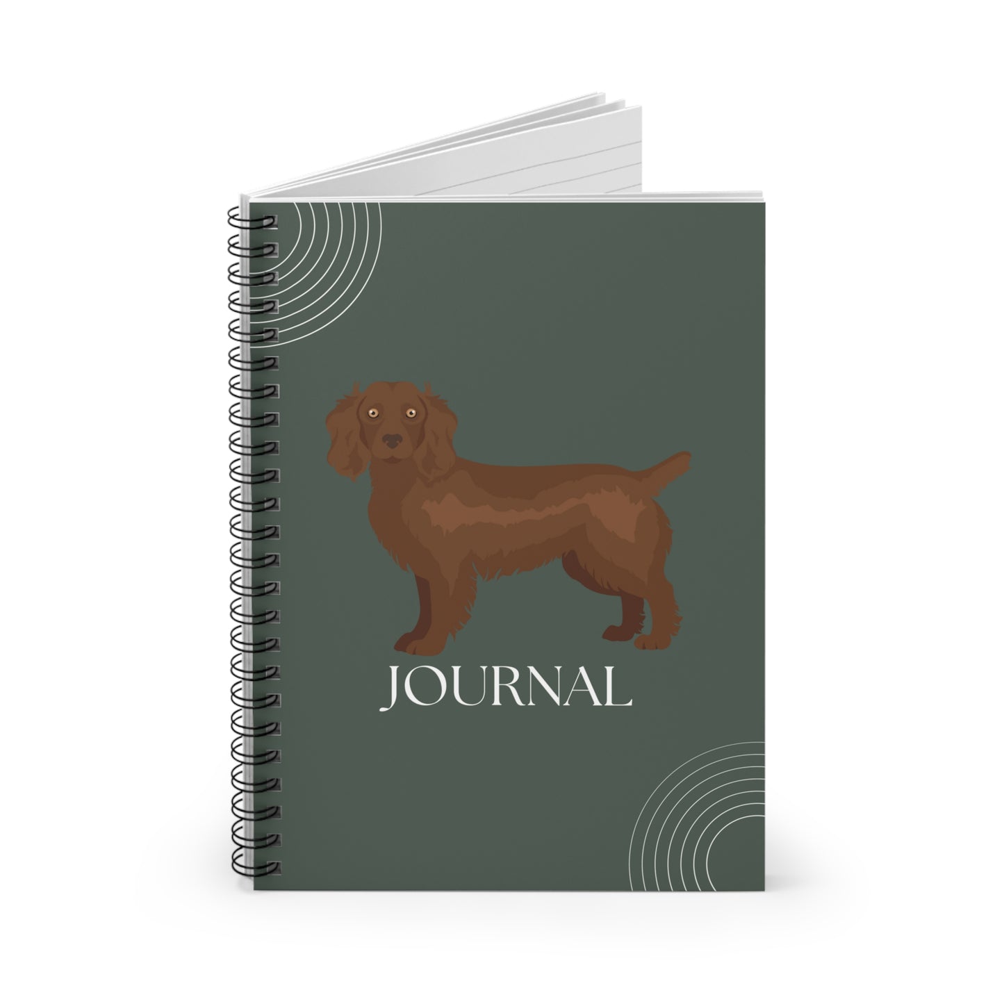 Boykin Spaniel College Ruled Spiral Notebook