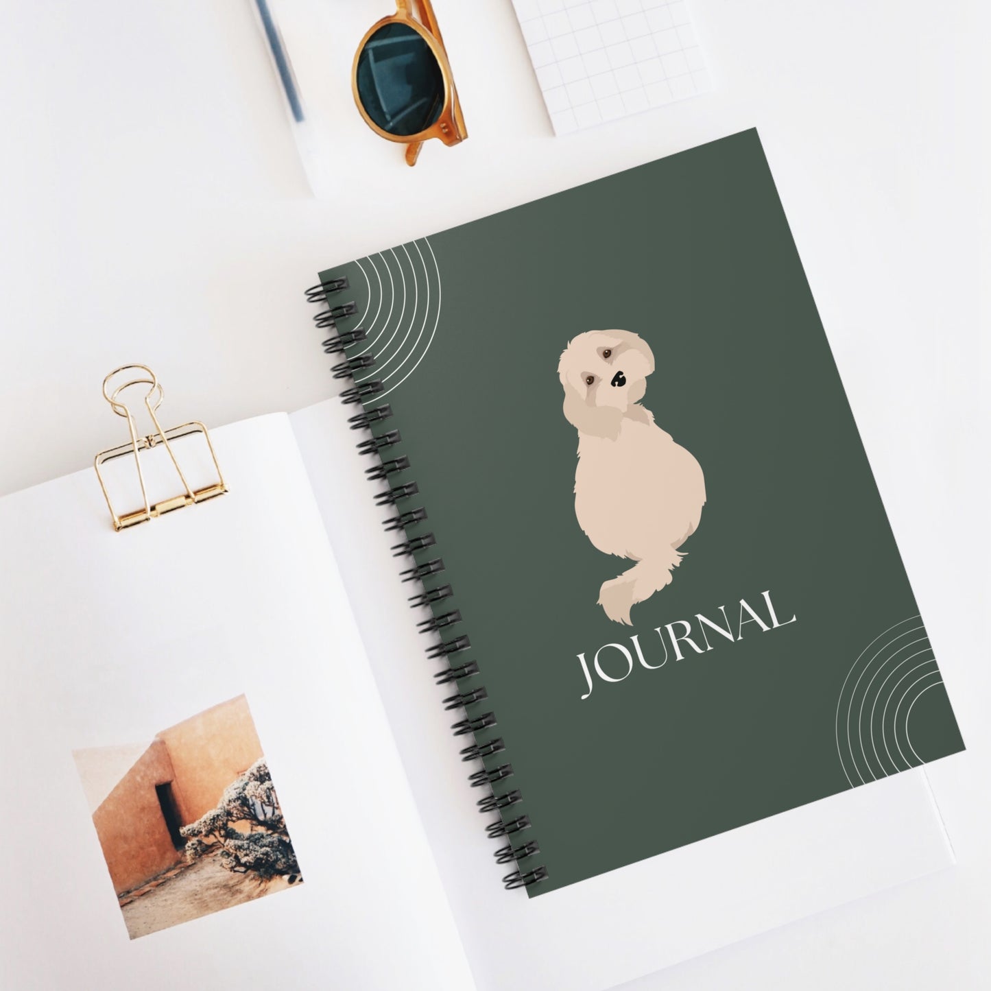 Cavapoo College Ruled Spiral Notebook