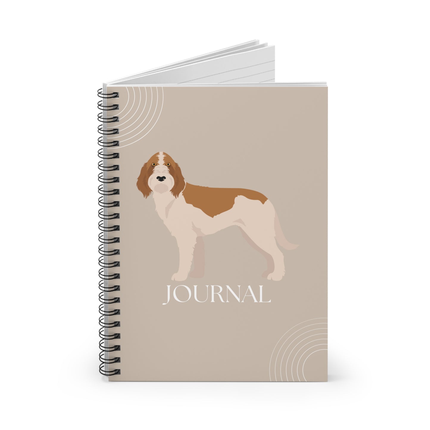 Spinone Italiano College Ruled Spiral Notebook