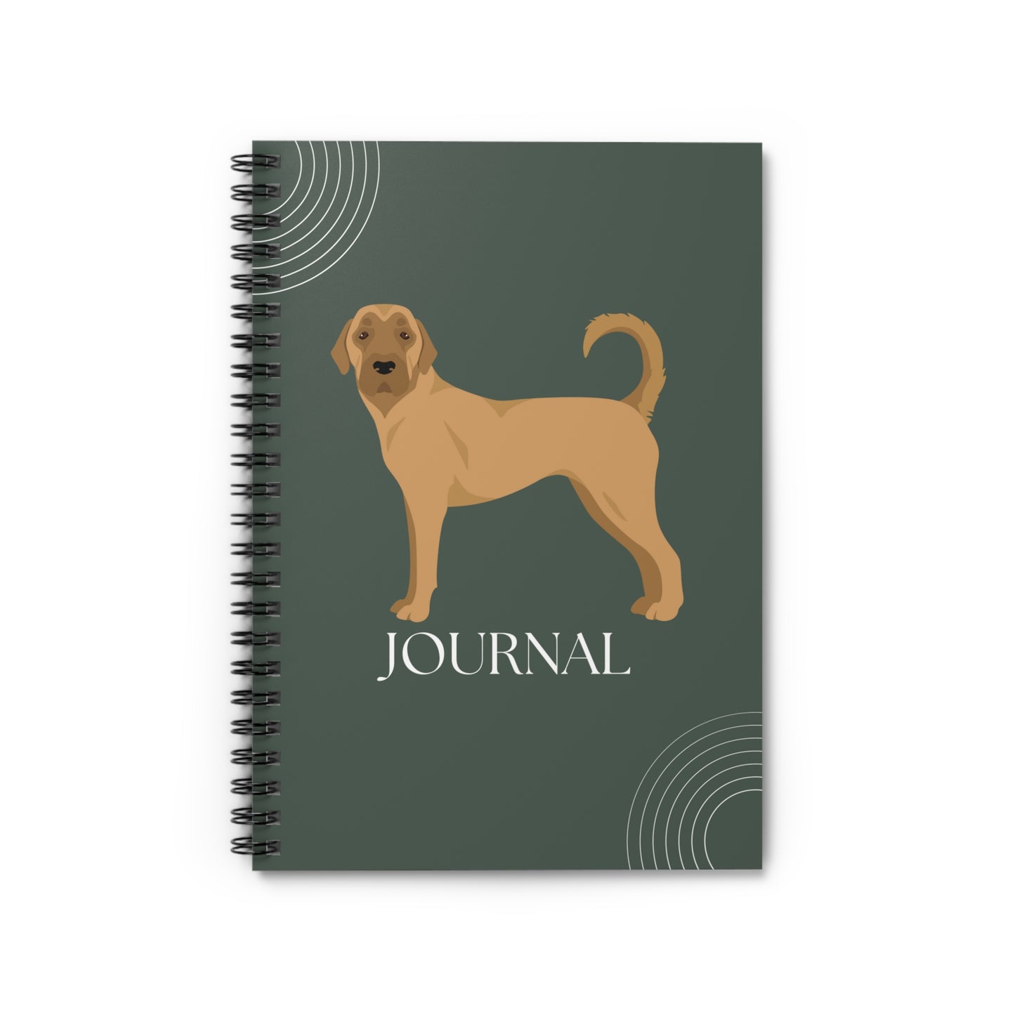 Anatolian Shepherd Dog College Ruled Spiral Notebook