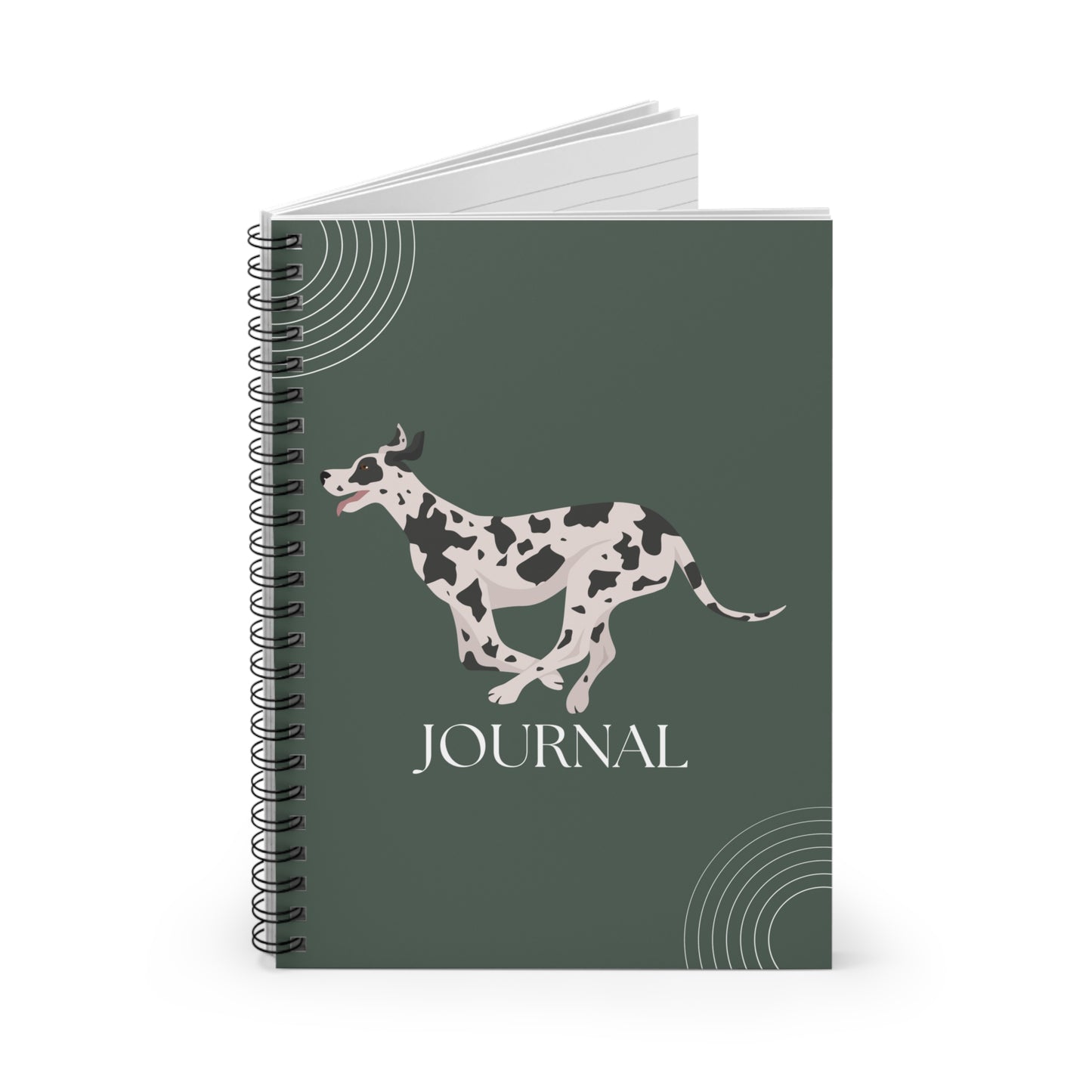 Great Dane College Ruled Spiral Notebook
