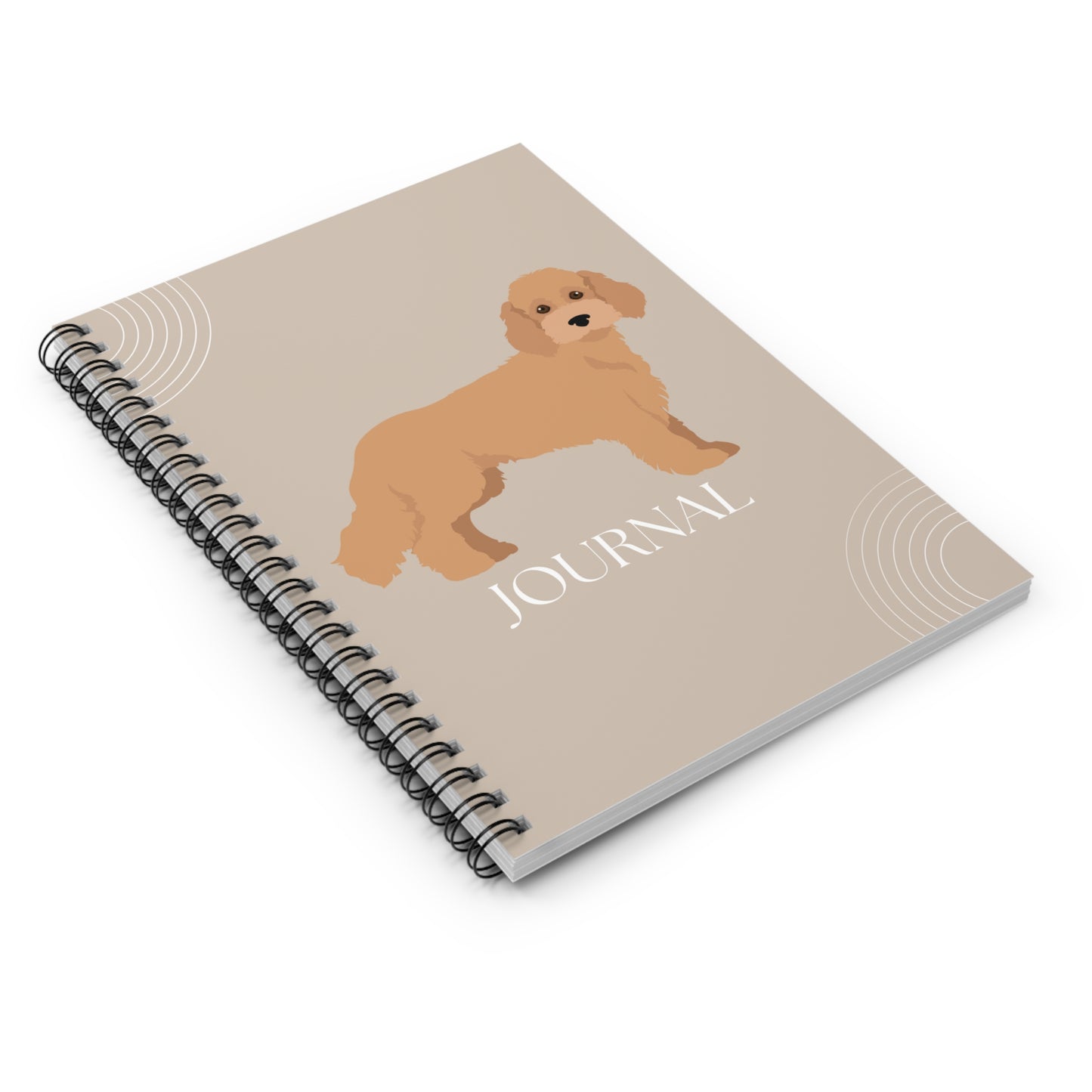 Cockapoo College Ruled Spiral Notebook