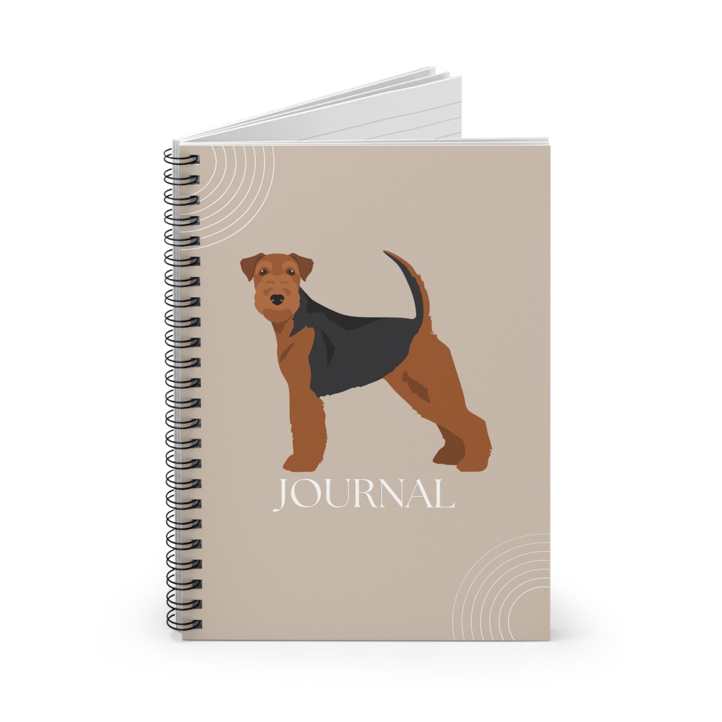 Welsh Terrier College Ruled Spiral Notebook