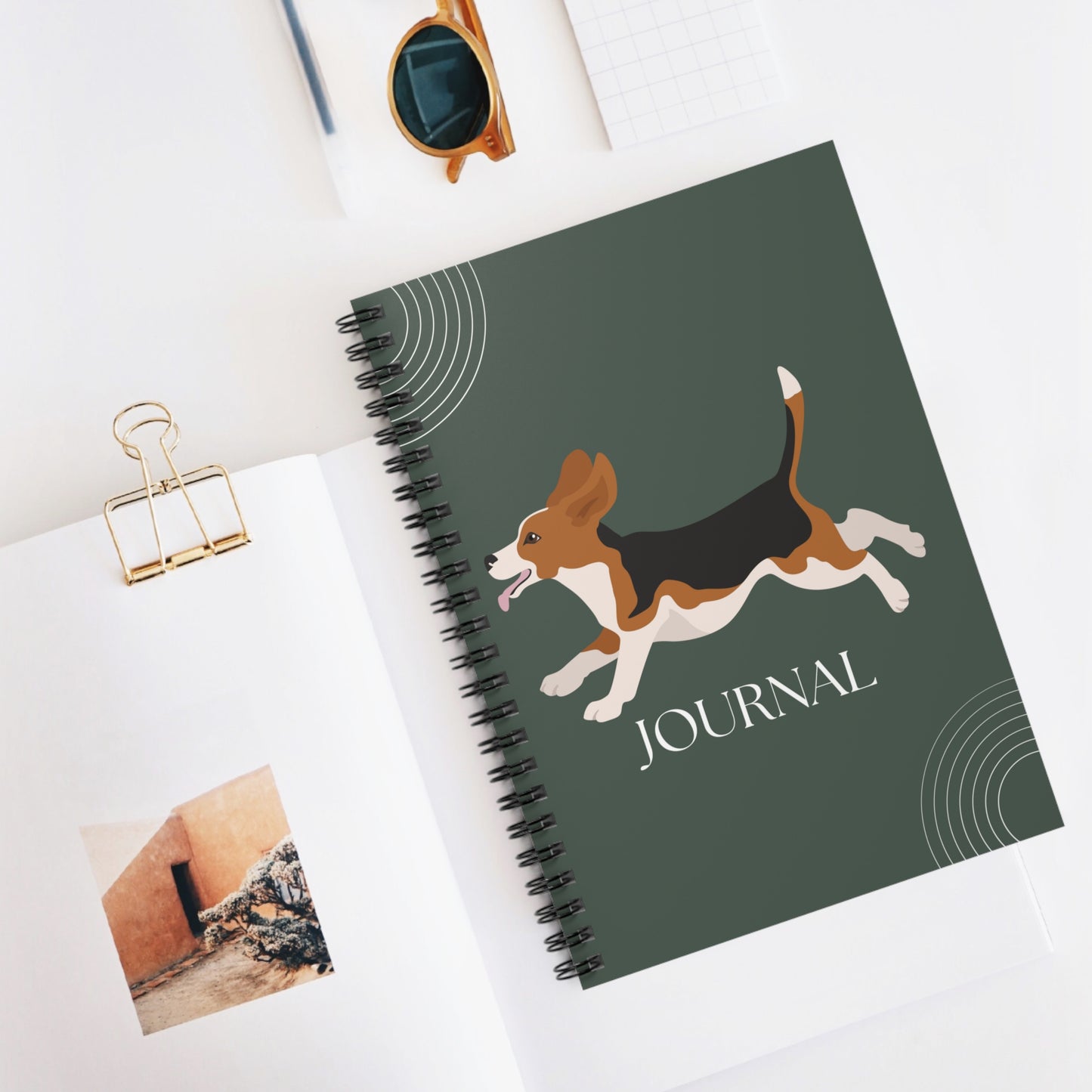 Beagle College Ruled Spiral Notebook