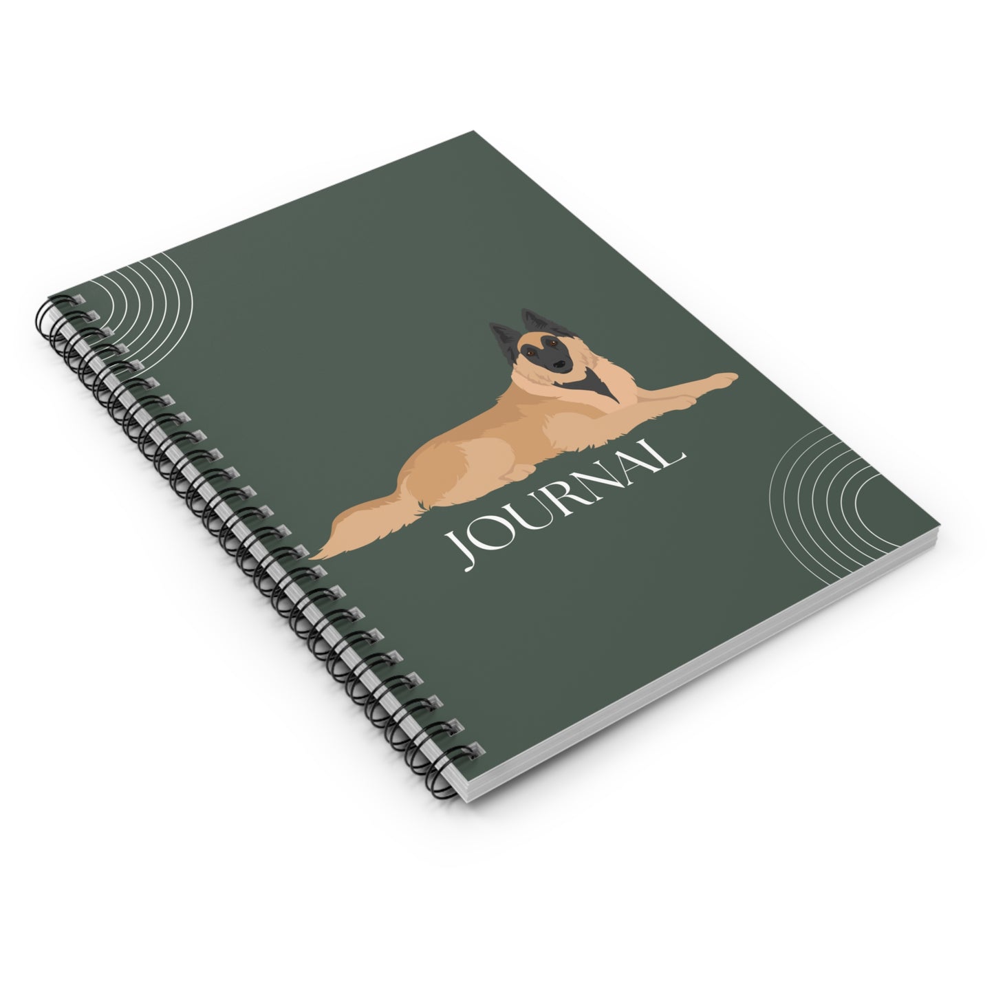 Belgian Tervuren College Ruled Spiral Notebook