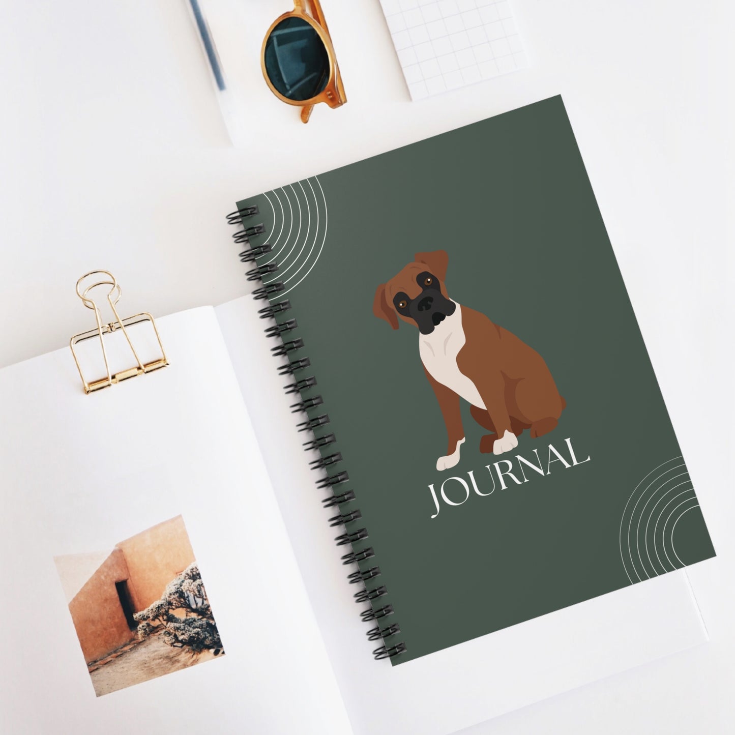 Boxer College Ruled Spiral Notebook
