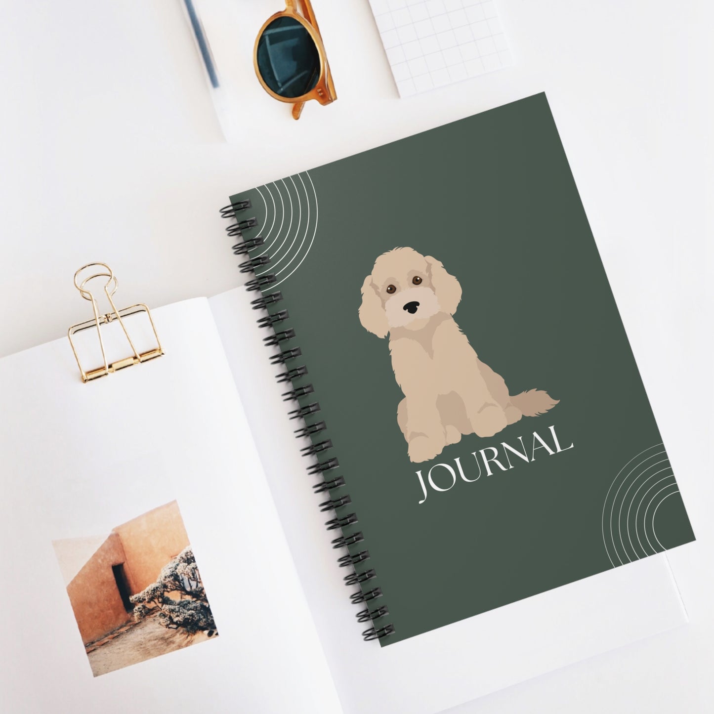 Cockapoo College Ruled Spiral Notebook