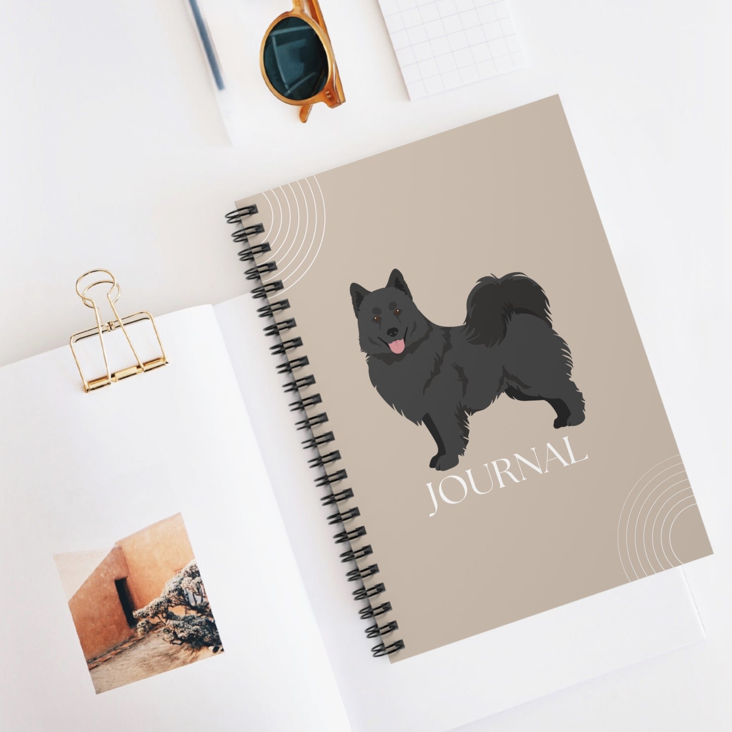 Swedish Lapphund College Ruled Spiral Notebook