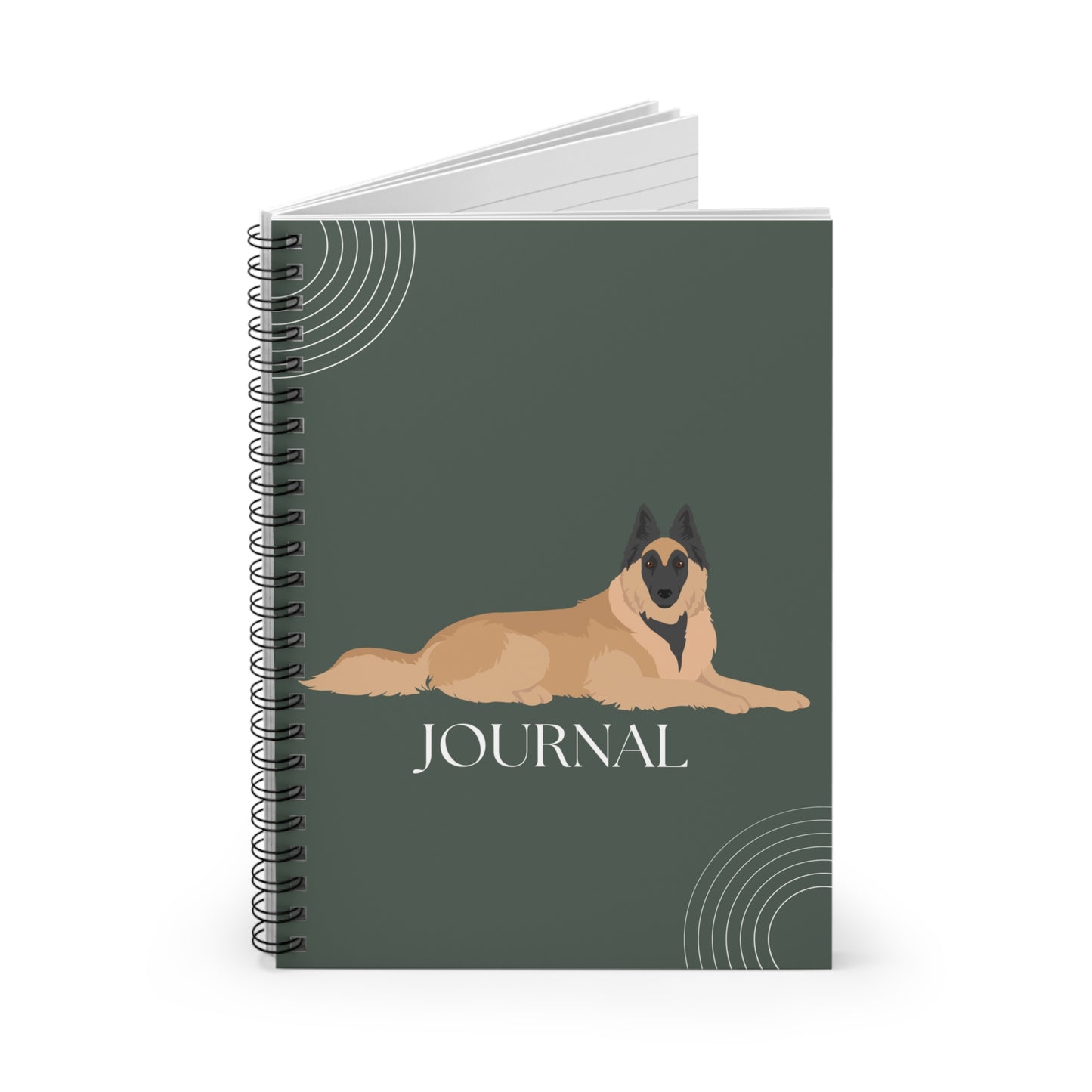 Belgian Tervuren College Ruled Spiral Notebook