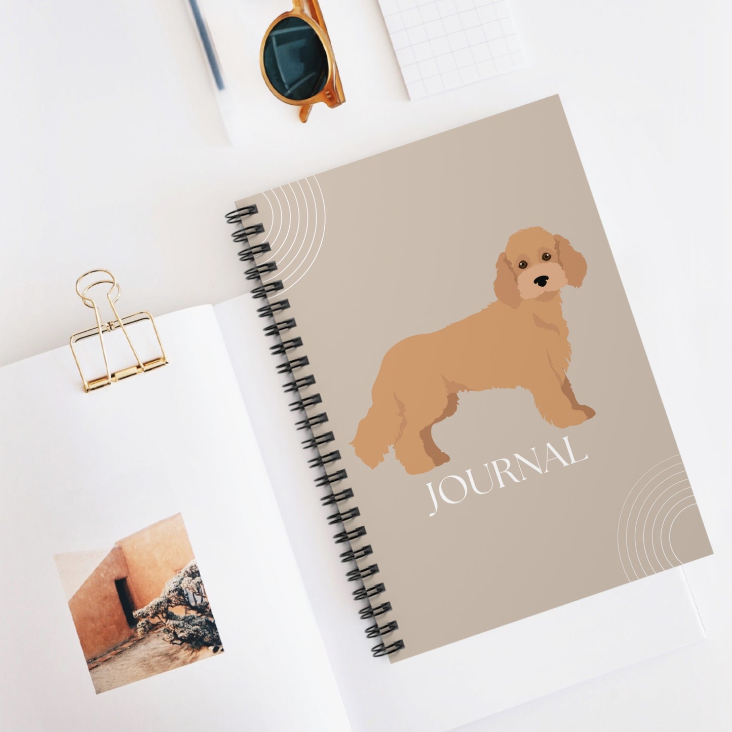 Cockapoo College Ruled Spiral Notebook