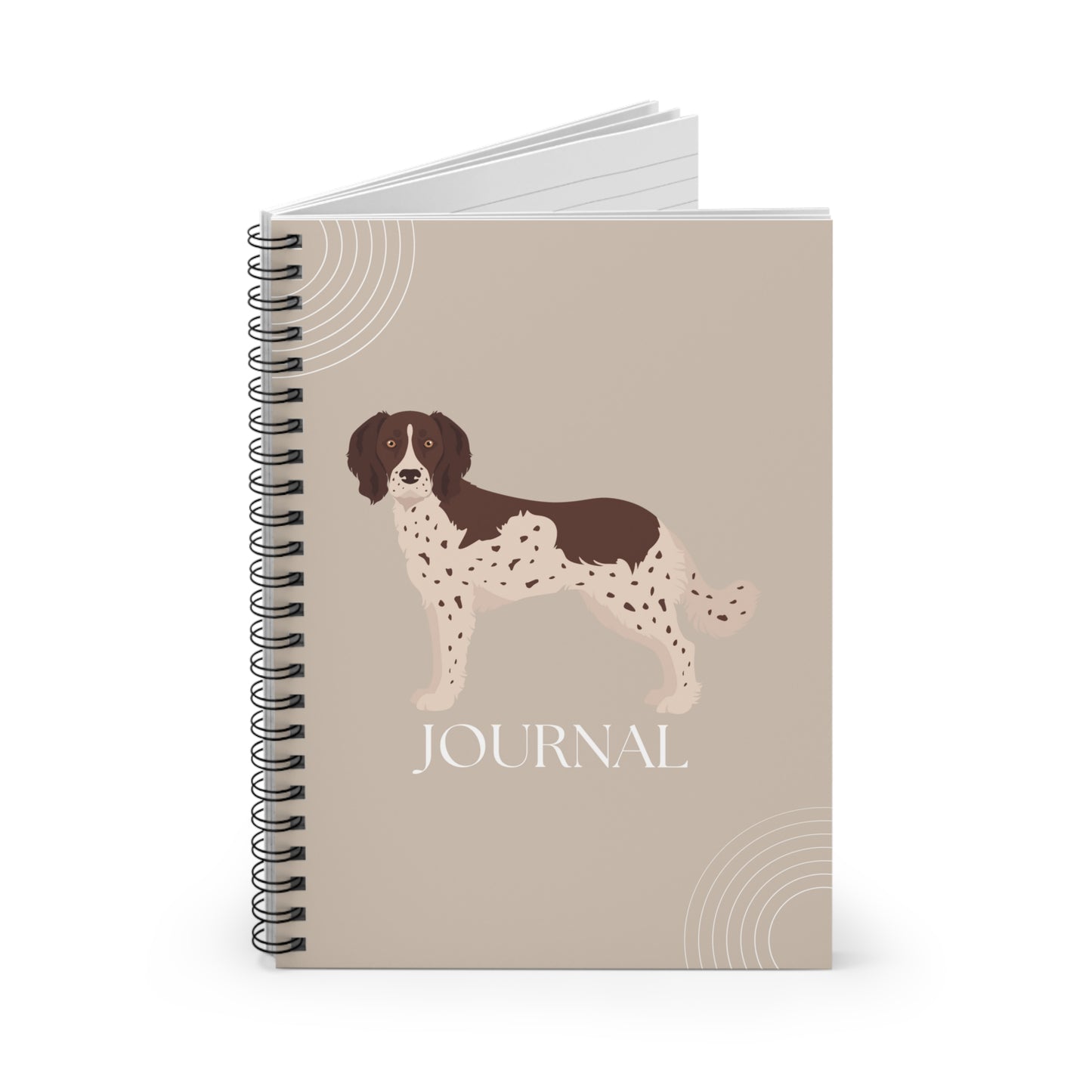 Small Munsterlander College Ruled Spiral Notebook