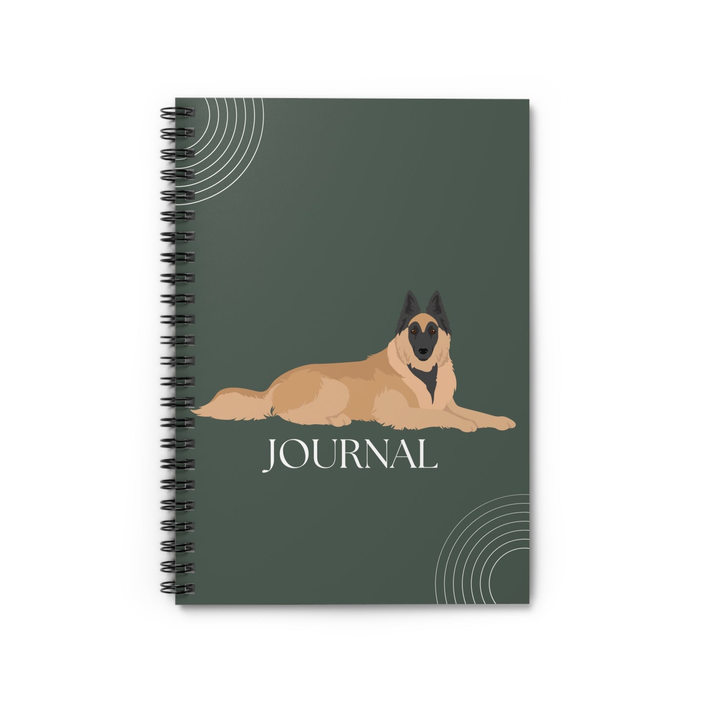 Belgian Tervuren College Ruled Spiral Notebook