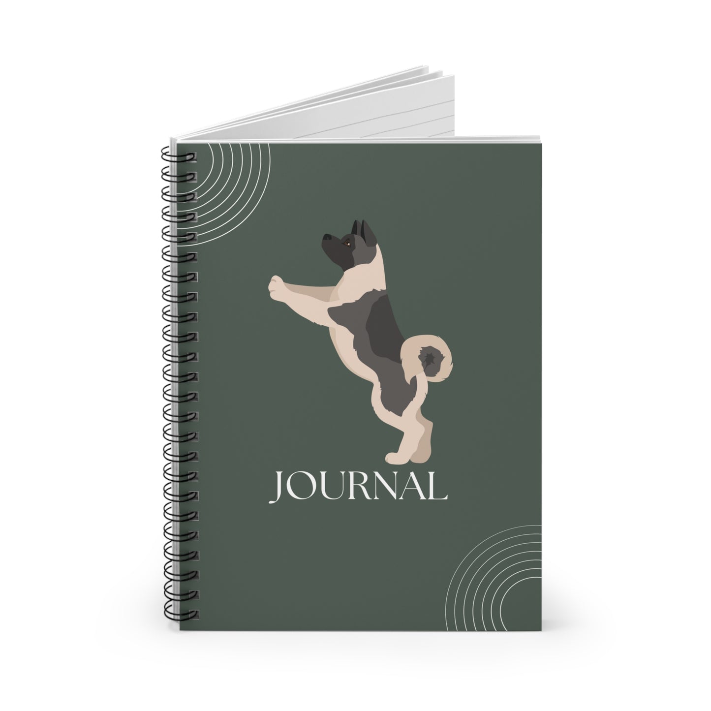 Akita College Ruled Spiral Notebook