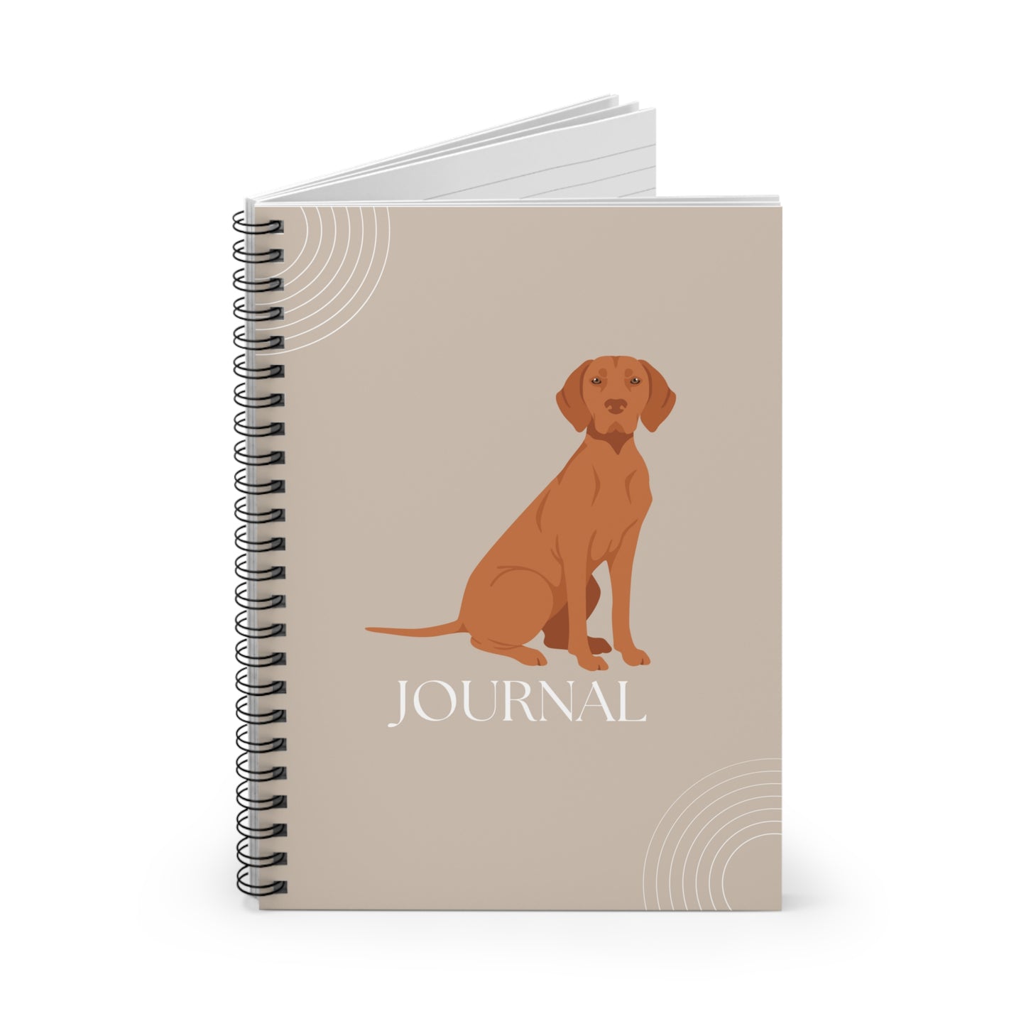 Vizsla College Ruled Spiral Notebook