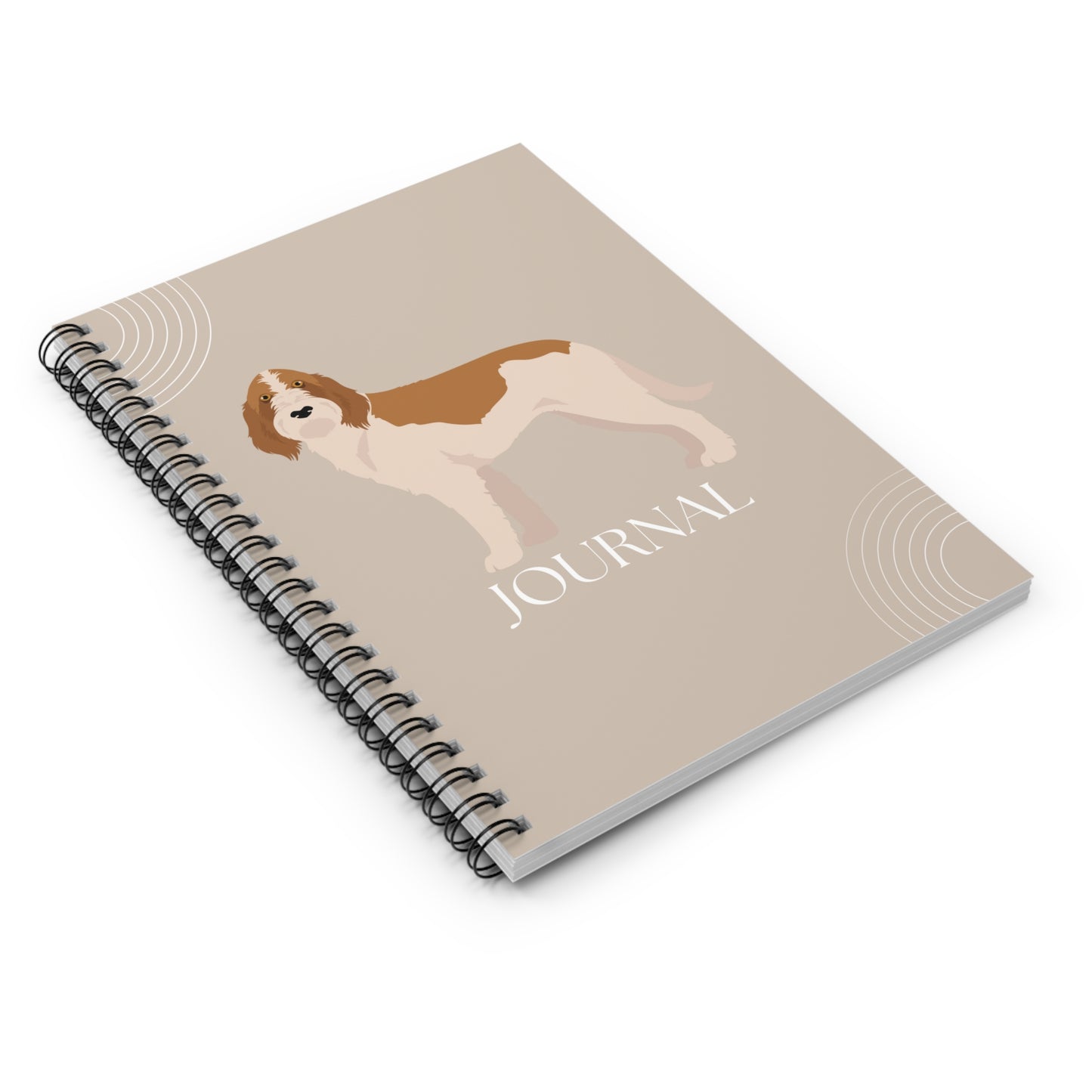 Spinone Italiano College Ruled Spiral Notebook