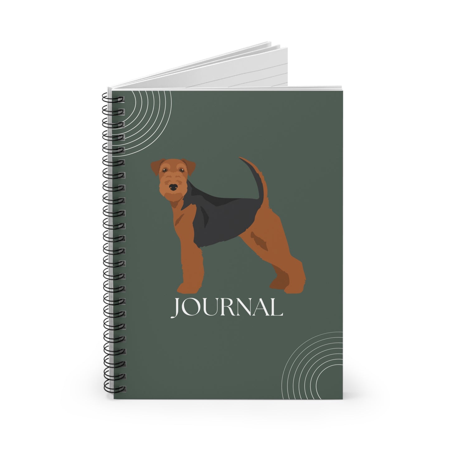 Welsh Terrier College Ruled Spiral Notebook
