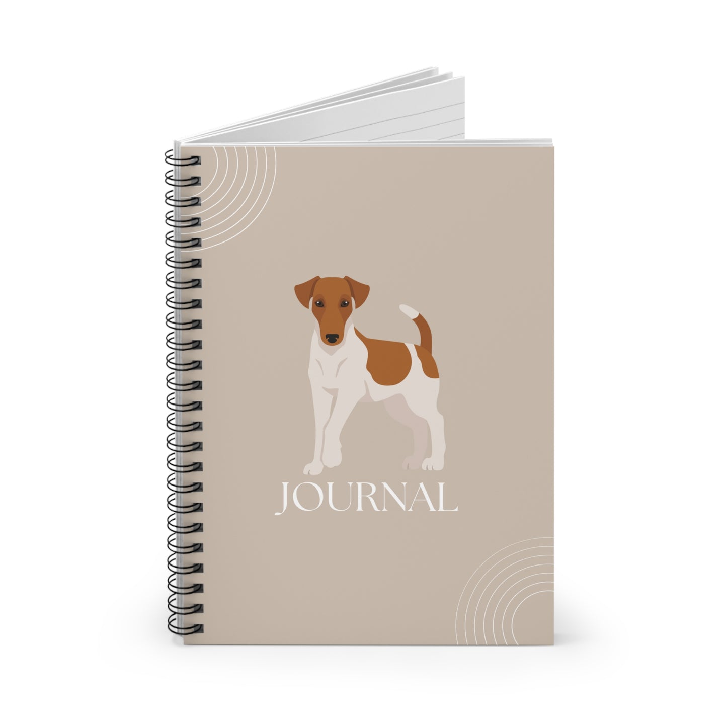 Smooth Fox Terrier College Ruled Spiral Notebook