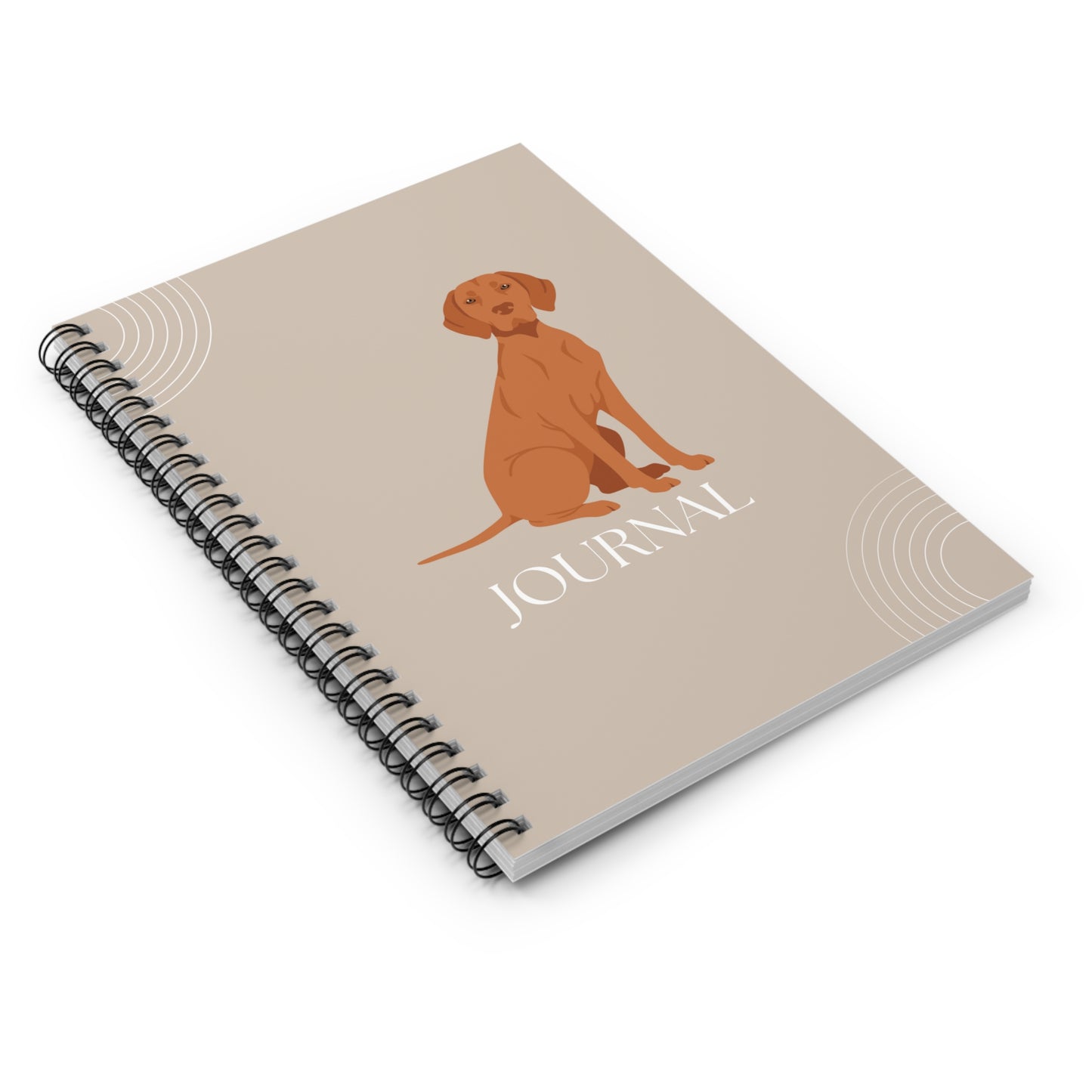 Vizsla College Ruled Spiral Notebook