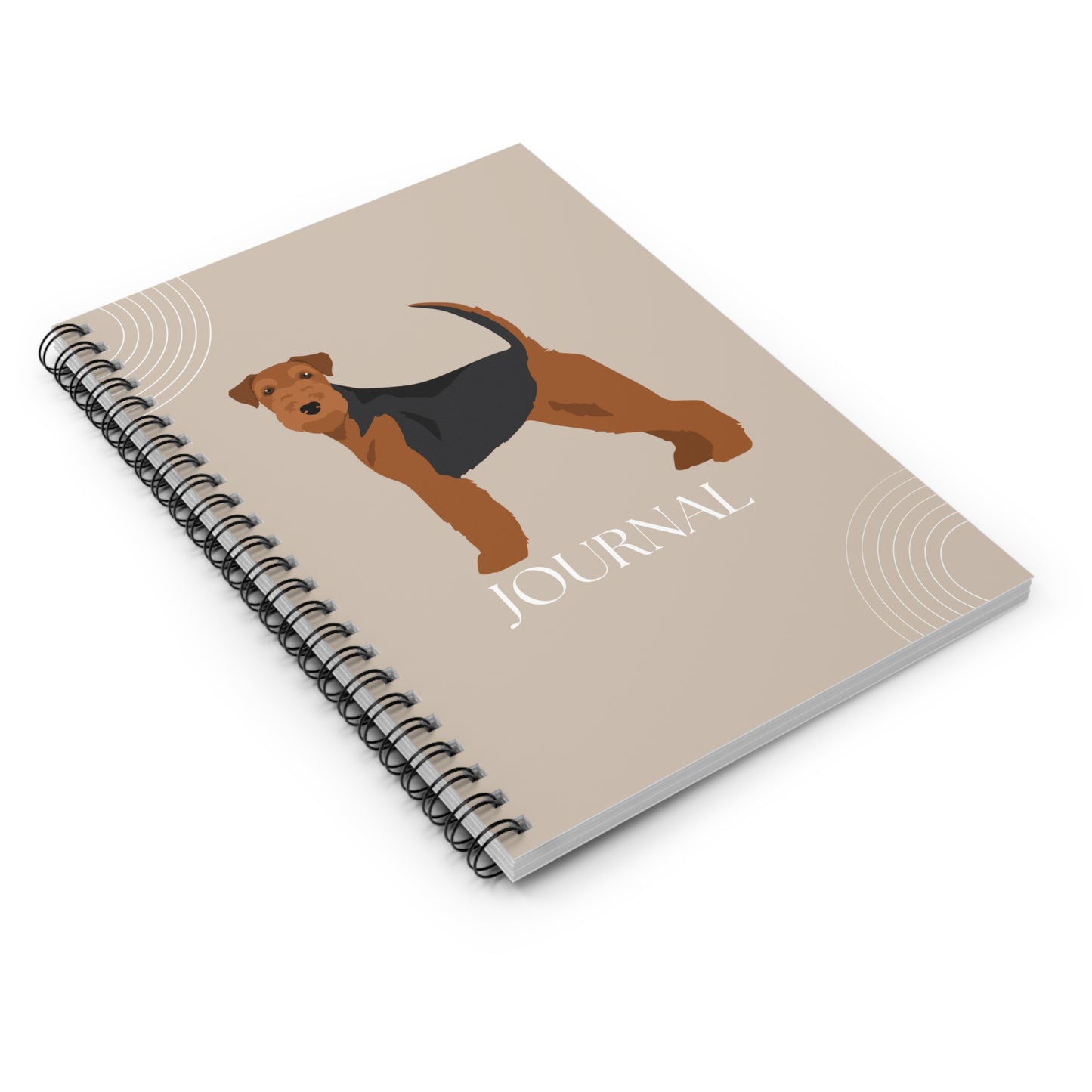 Welsh Terrier College Ruled Spiral Notebook