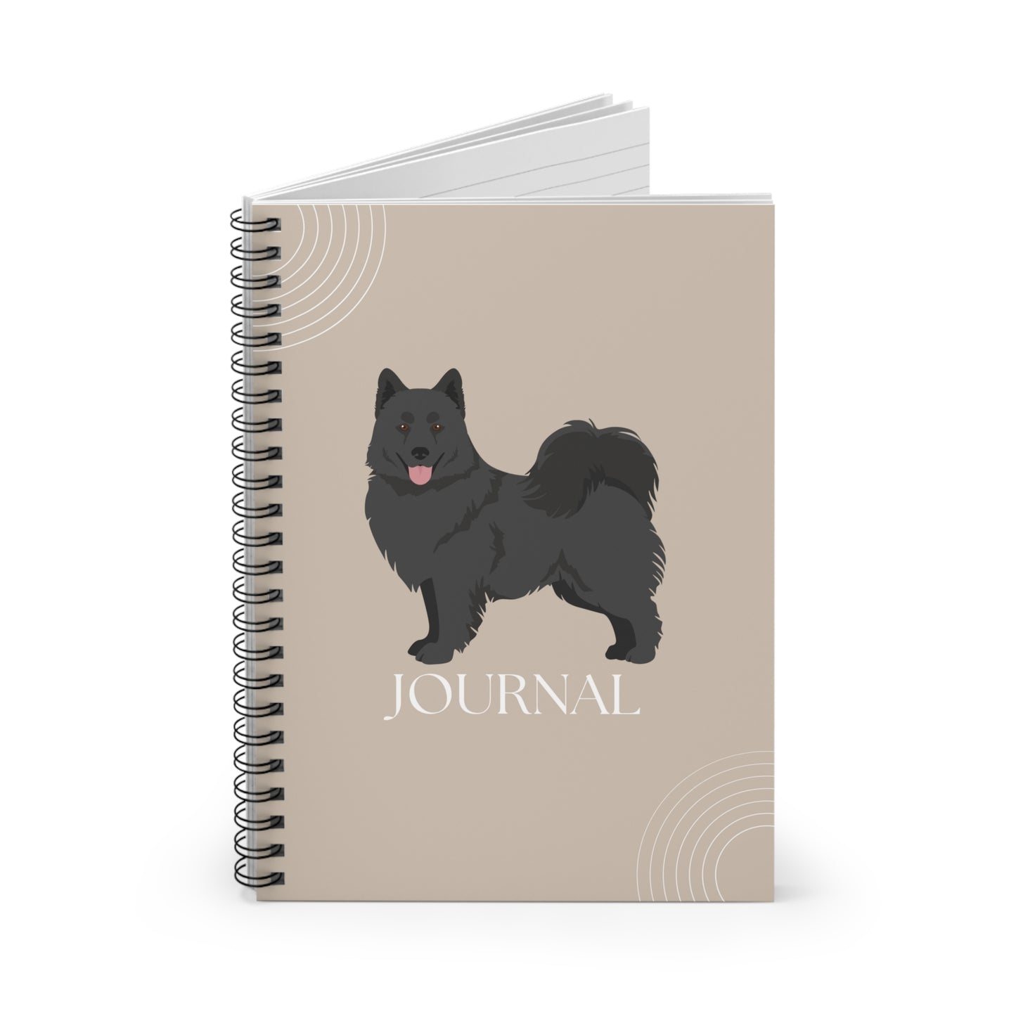 Swedish Lapphund College Ruled Spiral Notebook