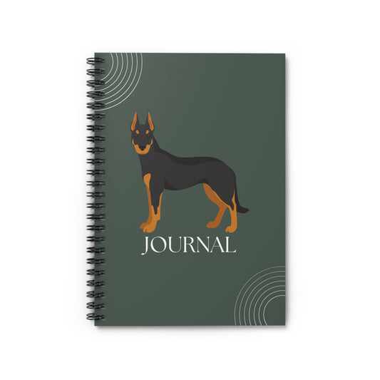 Beauceron College Ruled Spiral Notebook