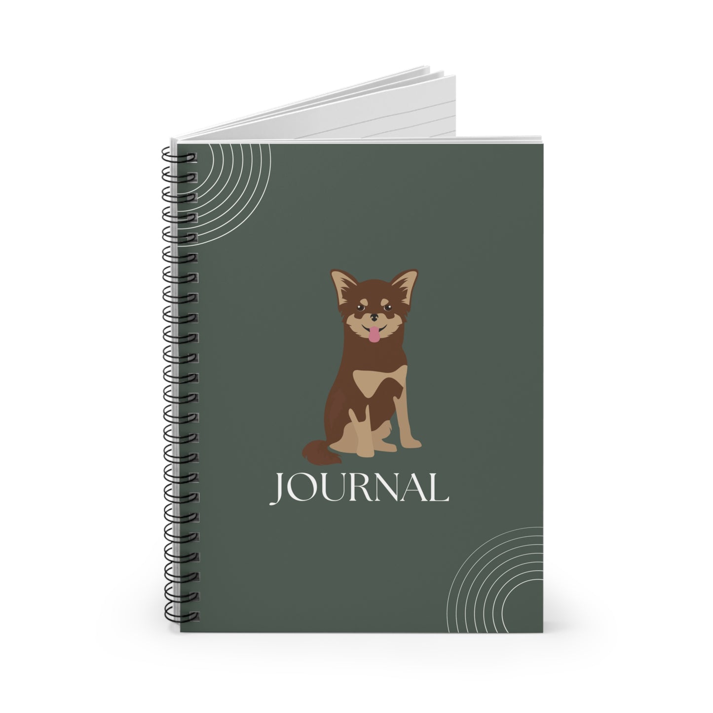 Chihuahua College Ruled Spiral Notebook