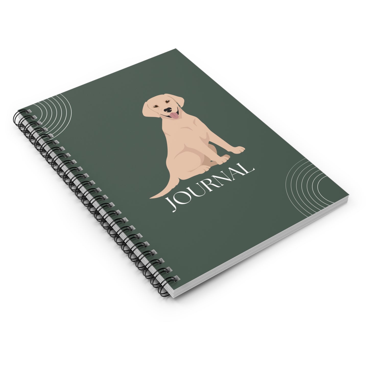 Labrador Retriever College Ruled Spiral Notebook