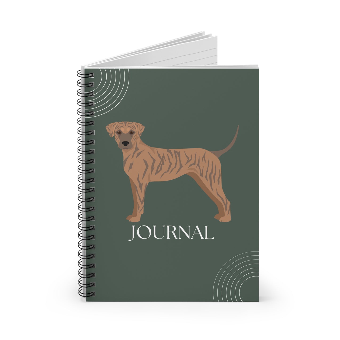 Mountain Cur College Ruled Spiral Notebook