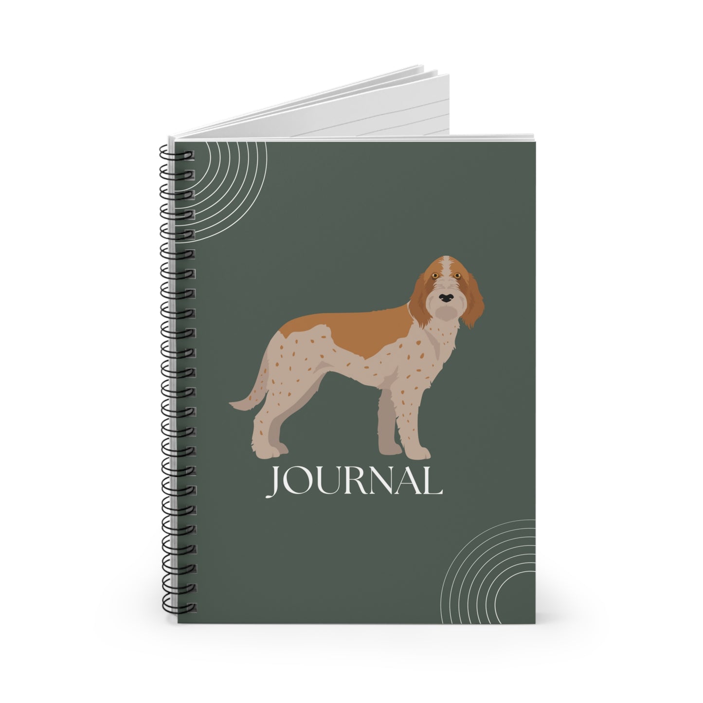 Bracco Italiano College Ruled Spiral Notebook