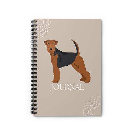 Welsh Terrier College Ruled Spiral Notebook