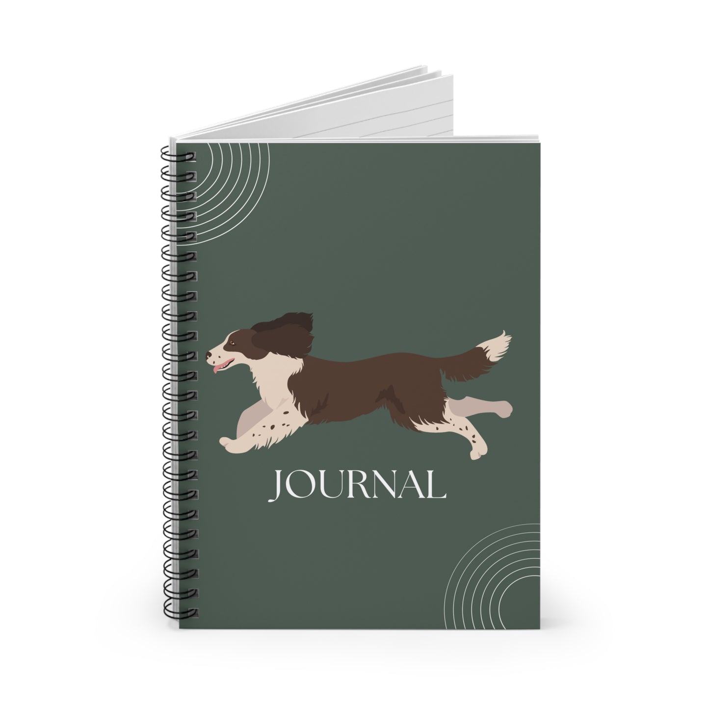 French Spaniel College Ruled Spiral Notebook