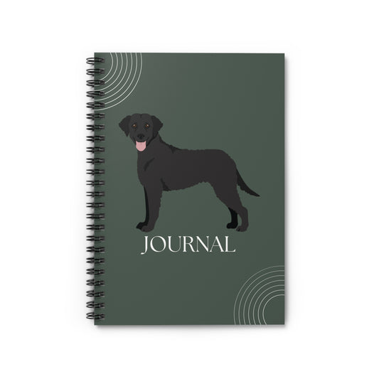 Curly-Coated Retriever College Ruled Spiral Notebook