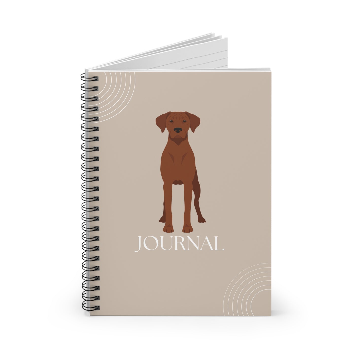 Rhodesian Ridgeback College Ruled Spiral Notebook