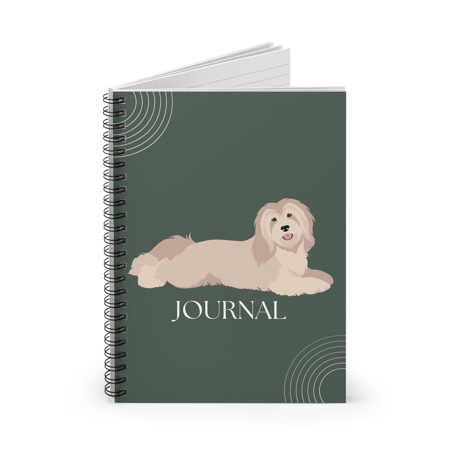 Lhasa Apso College Ruled Spiral Notebook