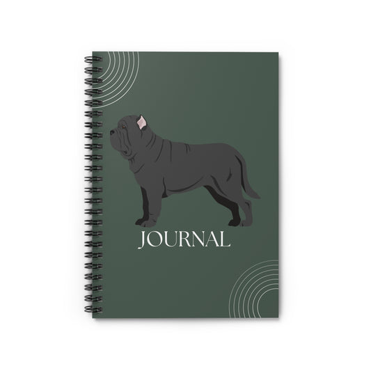 Neapolitan Mastiff College Ruled Spiral Notebook