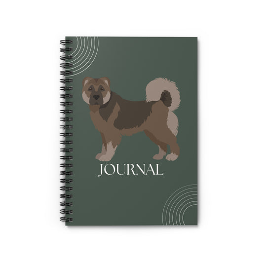 Caucasian Shepherd Dog College Ruled Spiral Notebook