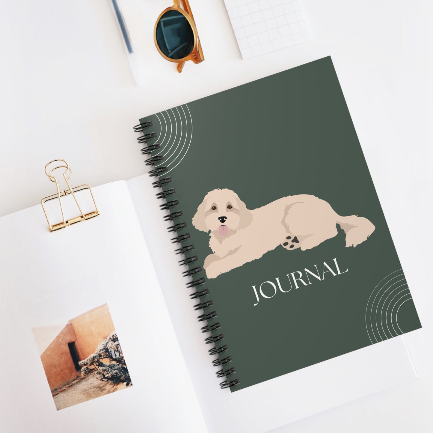 Cavapoo College Ruled Spiral Notebook