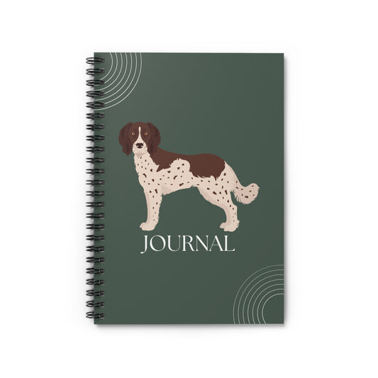 Small Munsterlander College Ruled Spiral Notebook