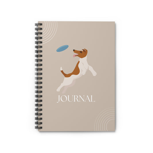 Smooth Fox Terrier College Ruled Spiral Notebook