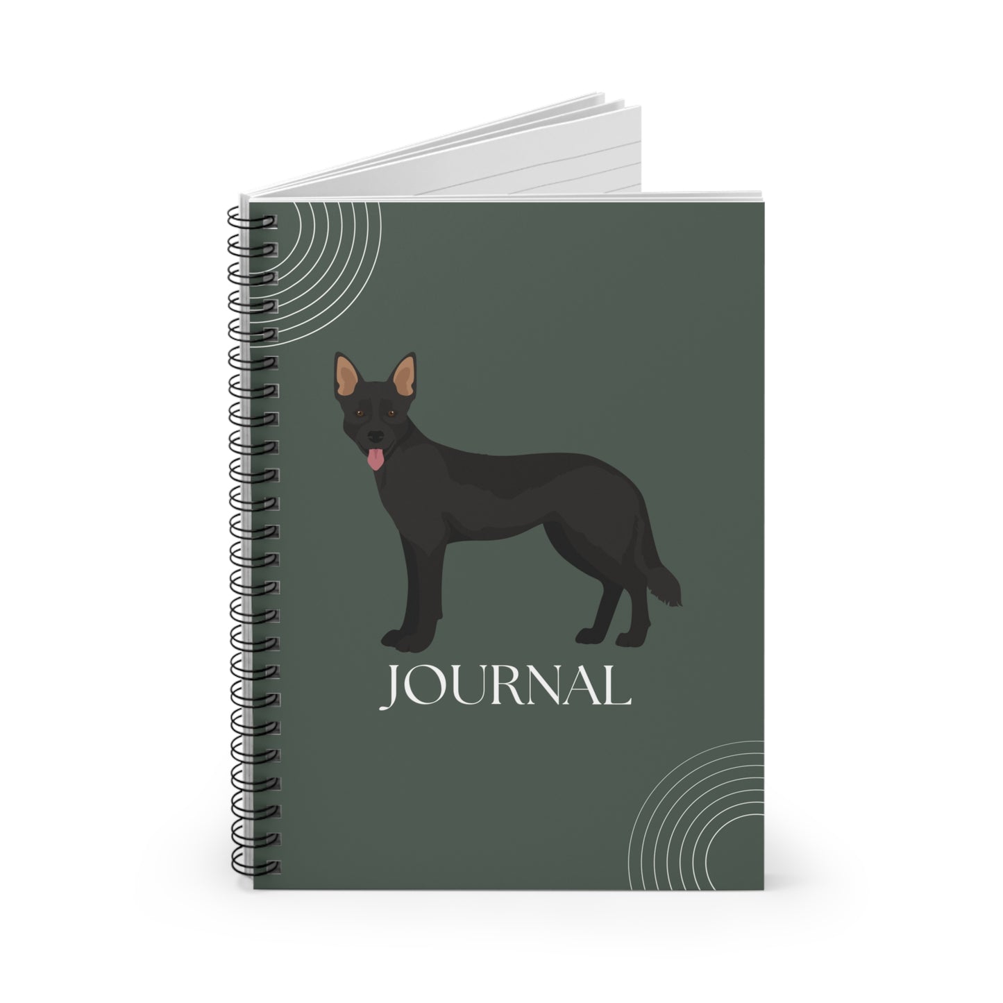 Australian Kelpie College Ruled Spiral Notebook