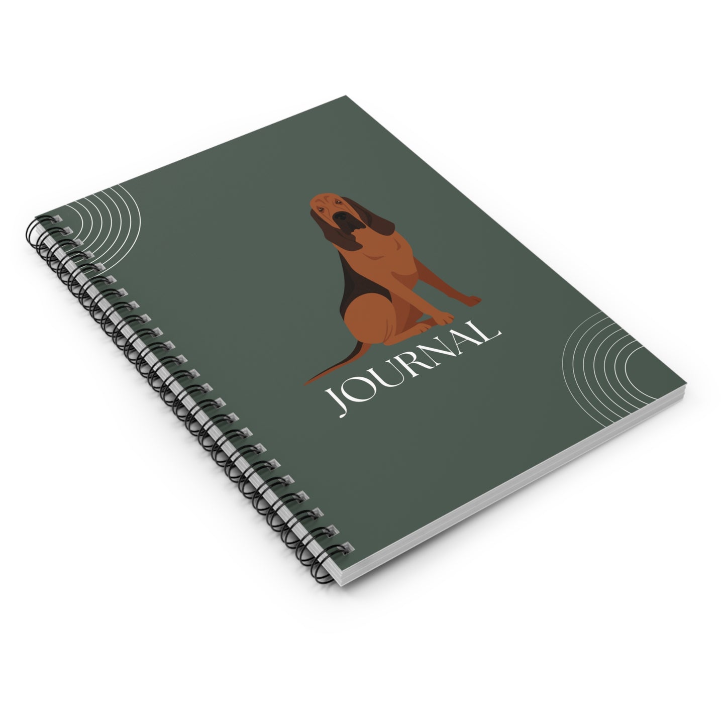 Bloodhound College Ruled Spiral Notebook