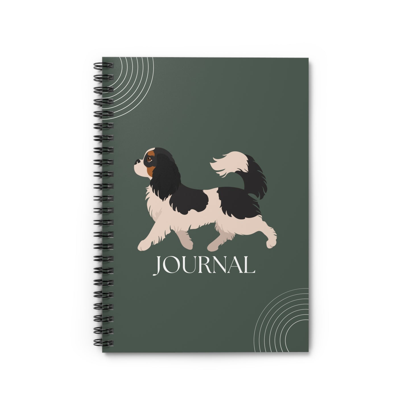 Cavalier King Charles Spaniel College Ruled Spiral Notebook