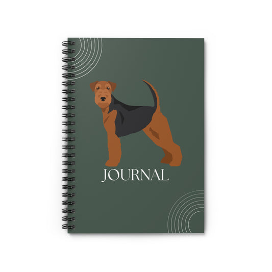 Welsh Terrier College Ruled Spiral Notebook