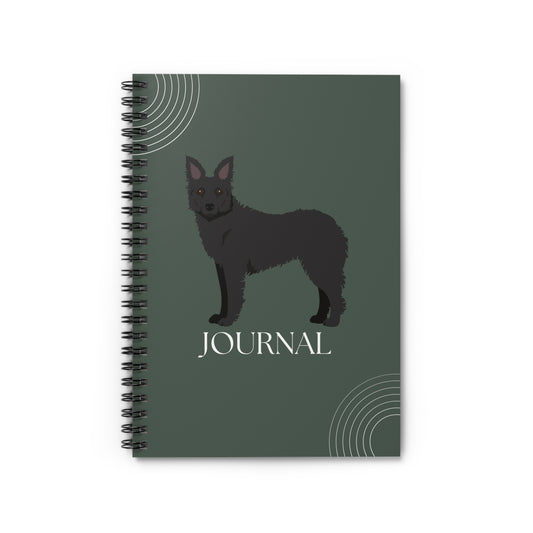 Croatian Sheepdog College Ruled Spiral Notebook