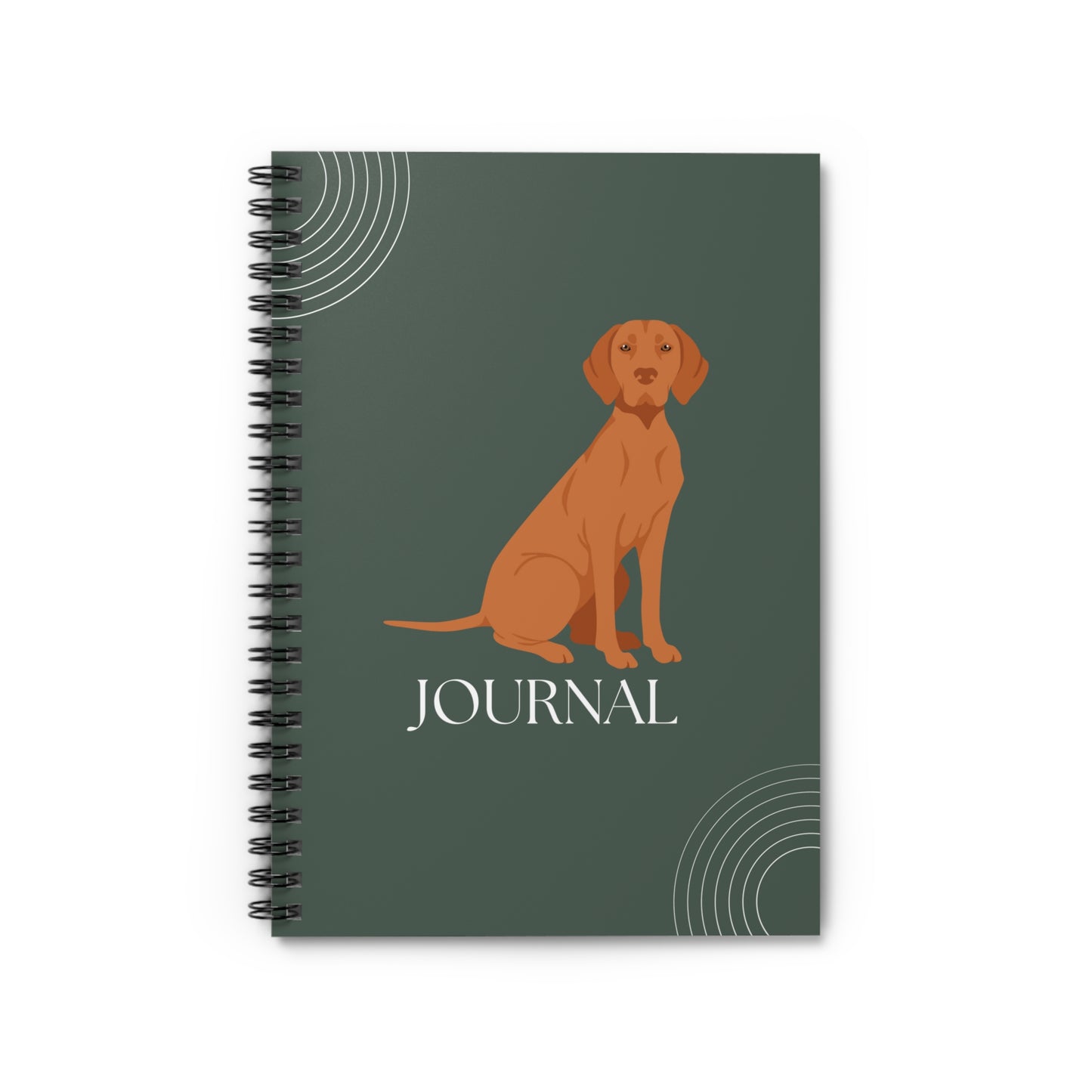 Vizsla College Ruled Spiral Notebook